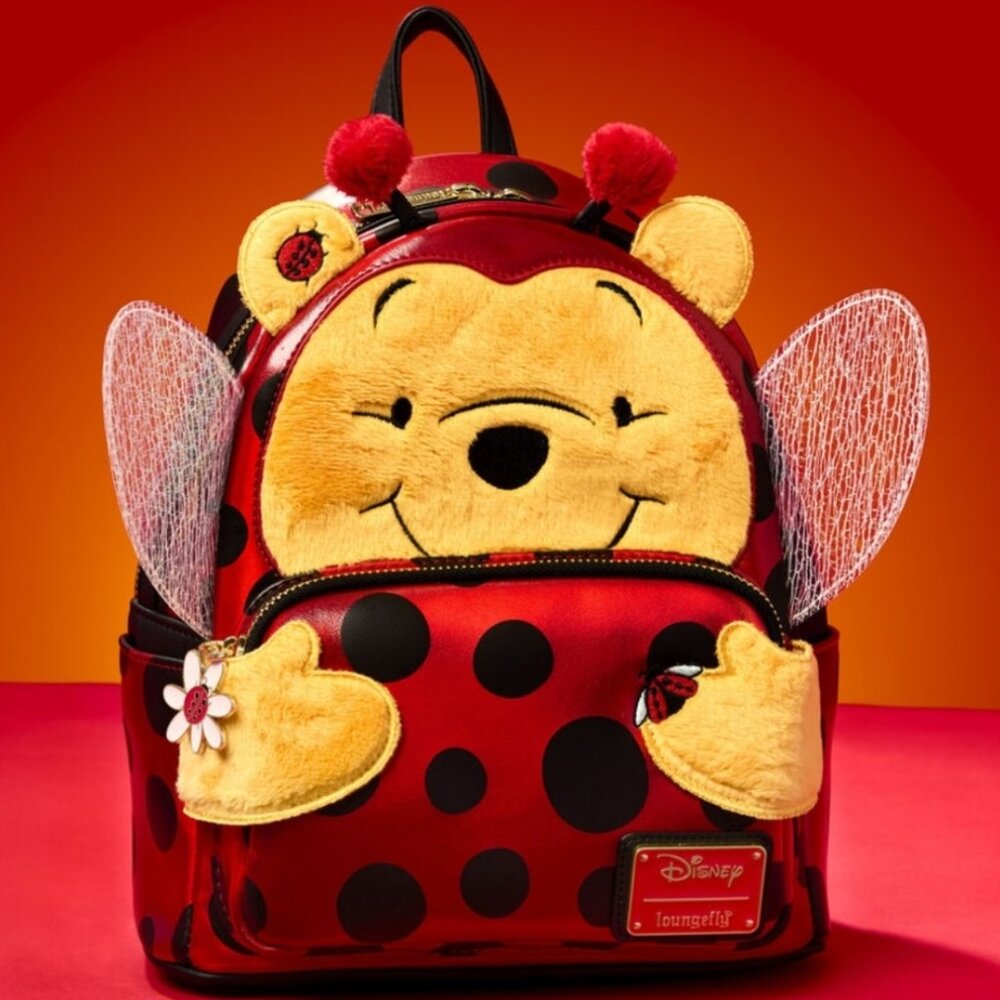 Winnie The Pooh Loungefly Ladybug Cosplay Halloween Backpack Ladybird Disney